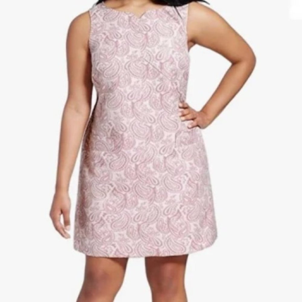 Victoria Beckham blush broderie beautiful elegant dress
